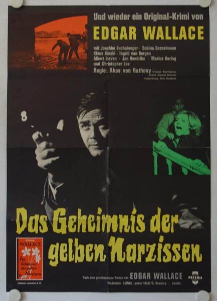 Das Geheimnis der gelben Narzissen originales deutsches Filmplakat